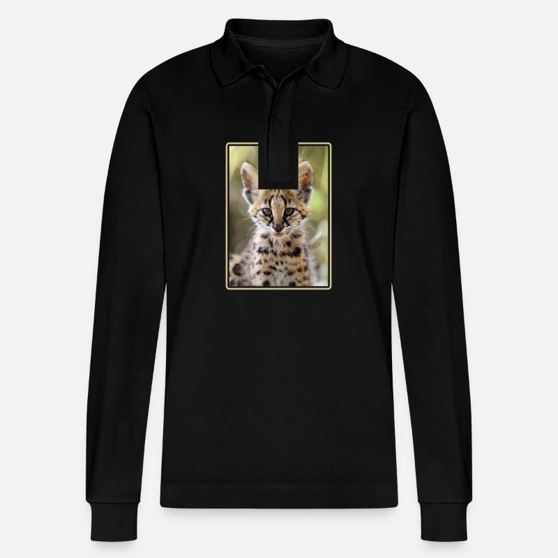Servale Serval - Polo à manches longues bio PREPSTER Stanley/Stella Unisexe - noir