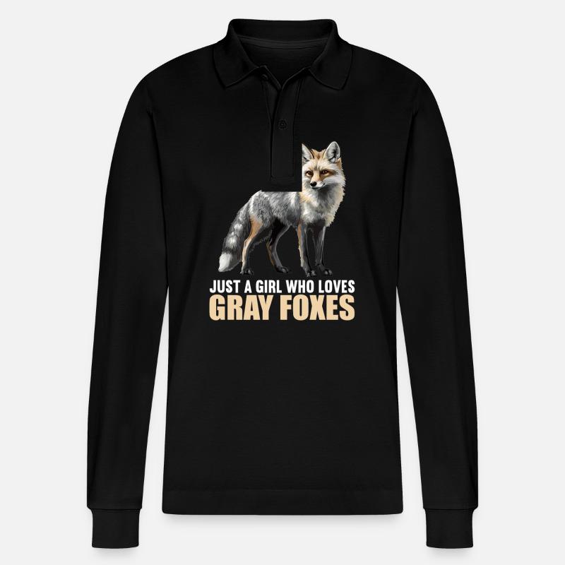 Graufüchse Graufuchs - Stanley/Stella Unisex Bio-Langarm-Poloshirt Prepster - Schwarz