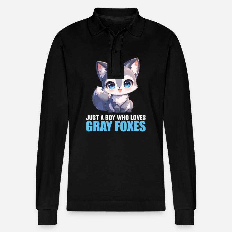 Graufüchse Graufuchs - Stanley/Stella Unisex Bio-Langarm-Poloshirt Prepster - Schwarz