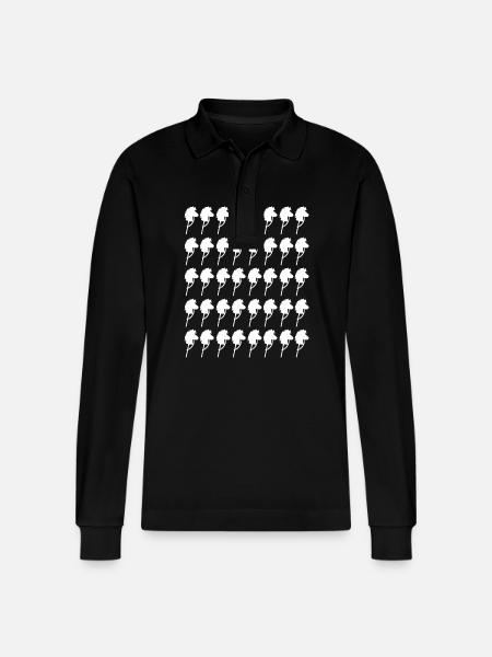 Steckenpferd Hobby Horsing - Stanley/Stella Unisex Bio-Langarm-Poloshirt Prepster - Schwarz