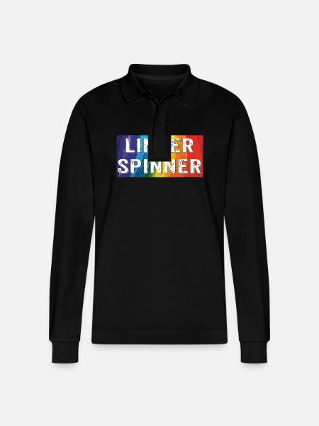 LINKER SPINNER - Stanley/Stella Unisex Bio-Langarm-Poloshirt Prepster - Schwarz