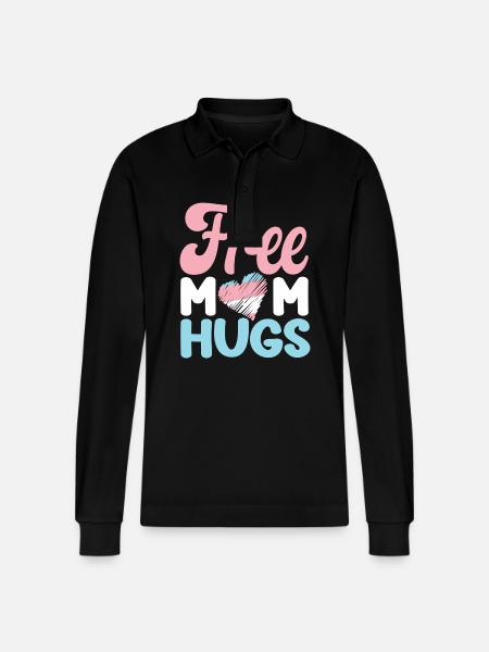 Transgender Trans LGBT Pride - Stanley/Stella Unisex Bio-Langarm-Poloshirt Prepster - Schwarz