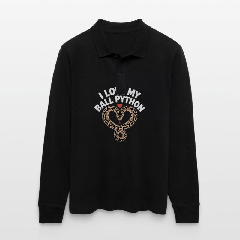 J’adore mon python royal ! Roi python Polo à manches longues bio PREPSTER Stanley/Stella Unisexe