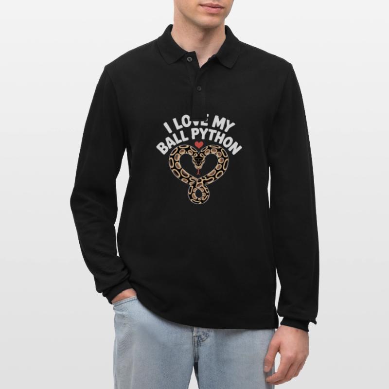 J’adore mon python royal ! Roi python Polo à manches longues bio PREPSTER Stanley/Stella Unisexe