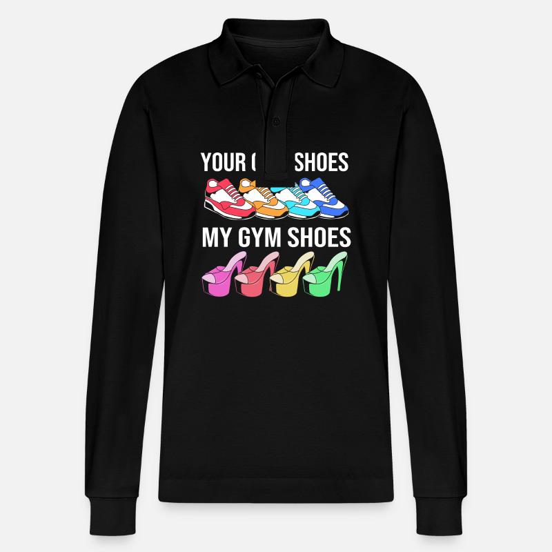 Pole Dance - Polo à manches longues bio PREPSTER Stanley/Stella Unisexe - noir