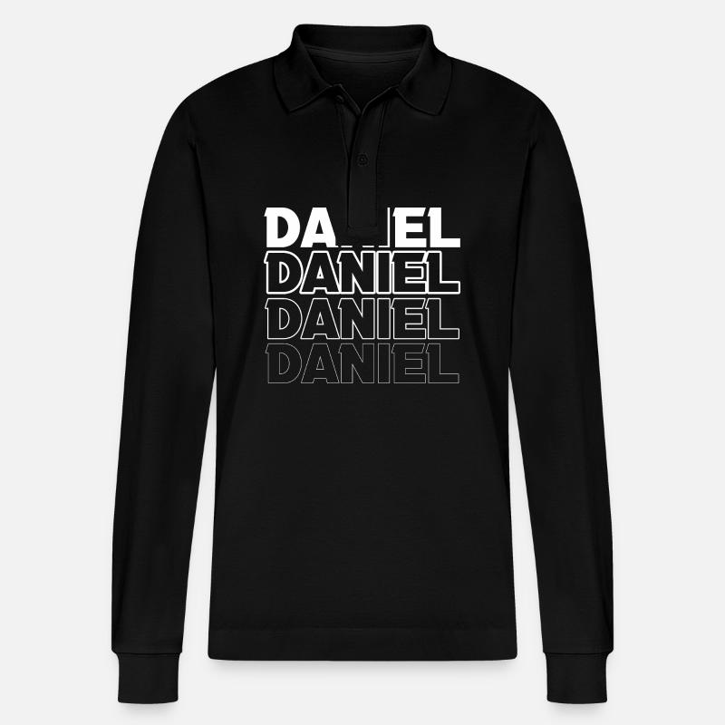 Daniel - Polo à manches longues bio PREPSTER Stanley/Stella Unisexe - noir