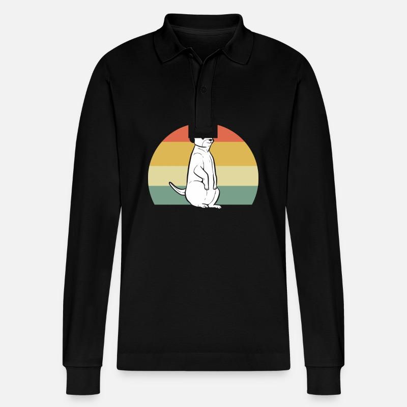 Suricate - Polo à manches longues bio PREPSTER Stanley/Stella Unisexe - noir