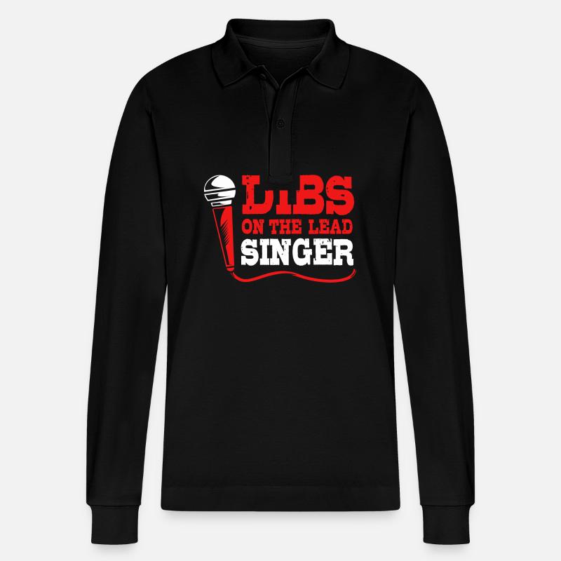 Karaoke - Stanley/Stella Unisex Bio-Langarm-Poloshirt Prepster - Schwarz