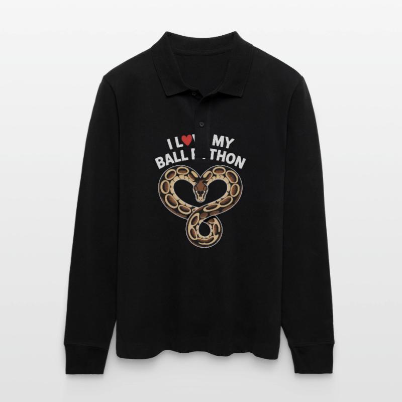 J’adore mon python royal ! Roi python Polo à manches longues bio PREPSTER Stanley/Stella Unisexe