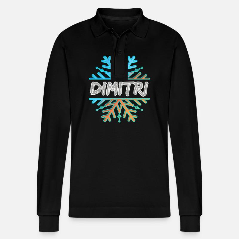 Dimitri Dimitri - Polo à manches longues bio PREPSTER Stanley/Stella Unisexe - noir