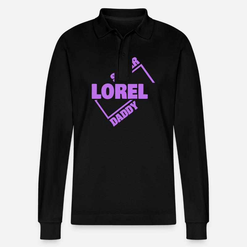 Sugardaddy Lorel - Stanley/Stella Unisex Bio-Langarm-Poloshirt Prepster - Schwarz