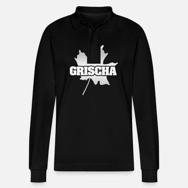 Grischa - Polo à manches longues bio PREPSTER Stanley/Stella Unisexe - noir