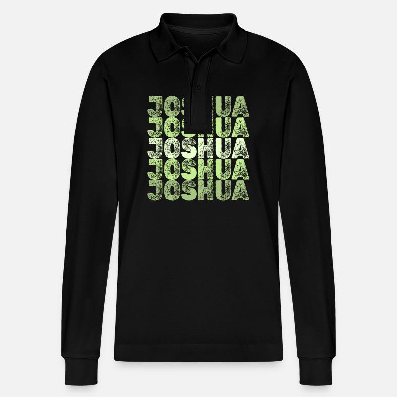 Cadeau pour Joshua - Polo à manches longues bio PREPSTER Stanley/Stella Unisexe - noir