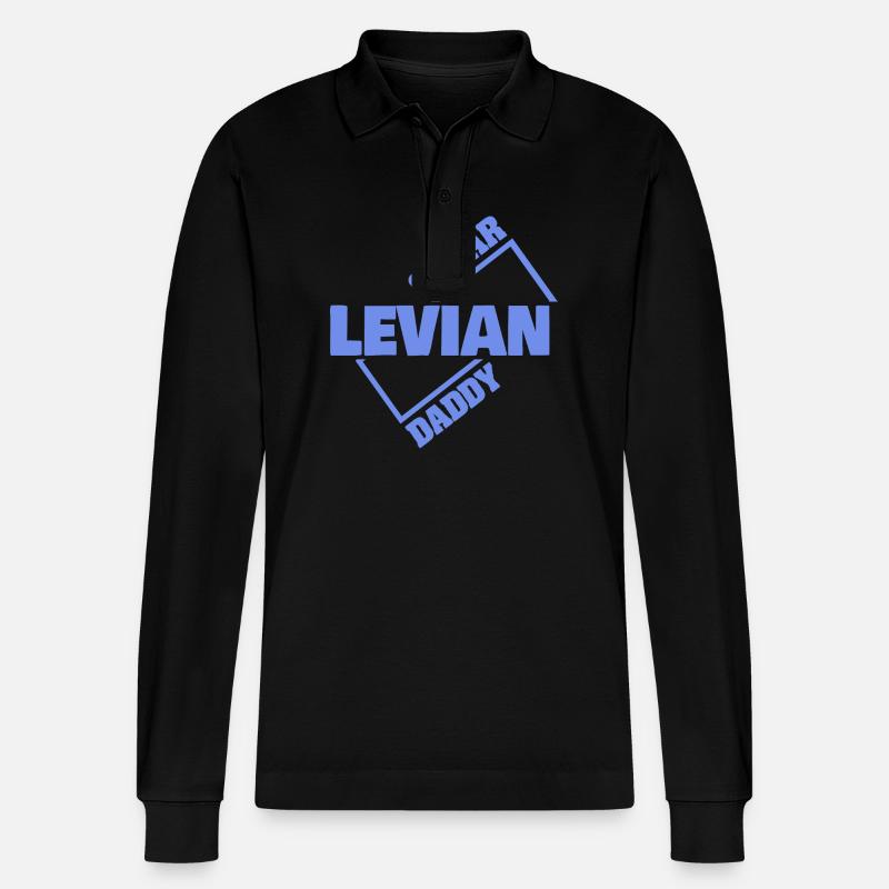 Sugardaddy Levian - Stanley/Stella Unisex Bio-Langarm-Poloshirt Prepster - Schwarz