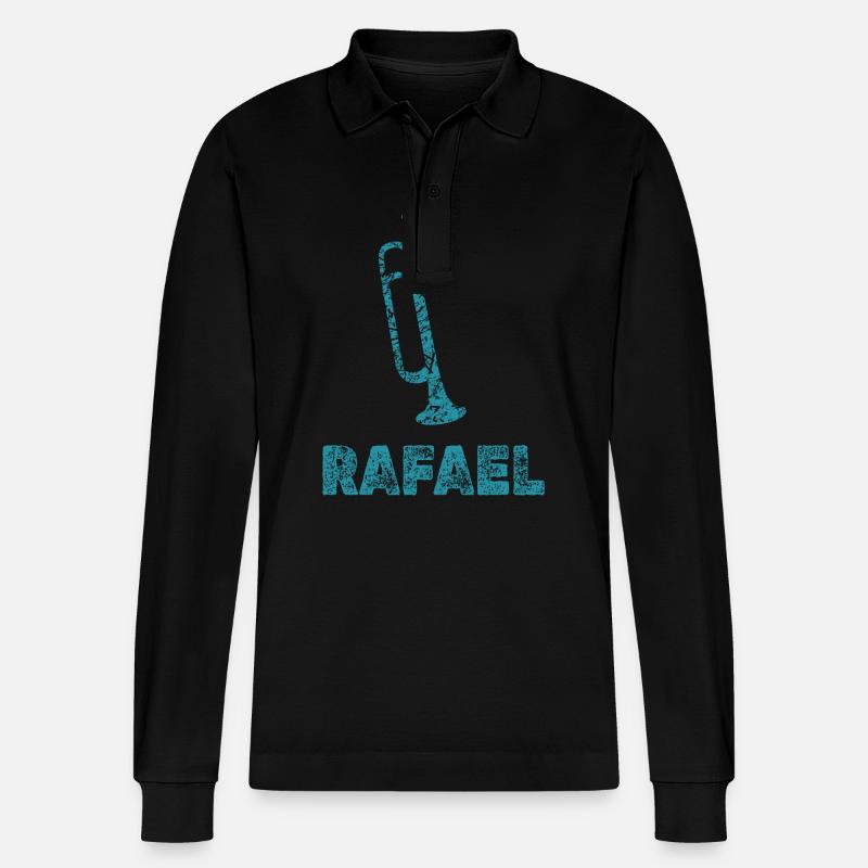 Blasmusik Rafael - Stanley/Stella Unisex Bio-Langarm-Poloshirt Prepster - Schwarz