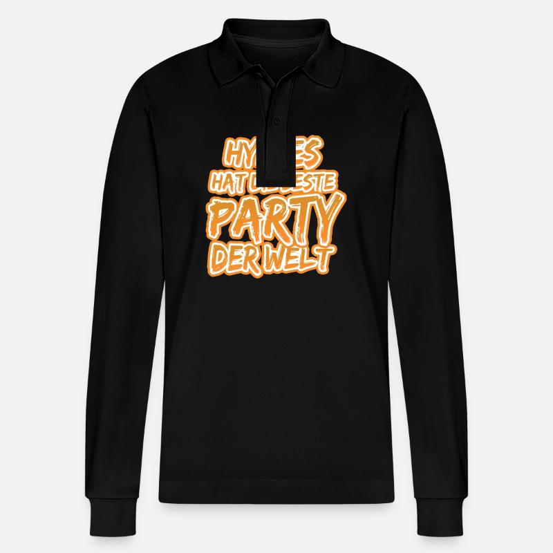 Cadeau pour Hyères - Polo à manches longues bio PREPSTER Stanley/Stella Unisexe - noir