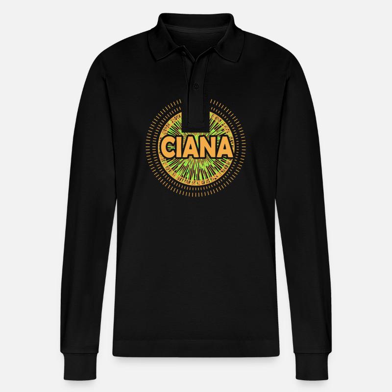 Ciana - Polo à manches longues bio PREPSTER Stanley/Stella Unisexe - noir