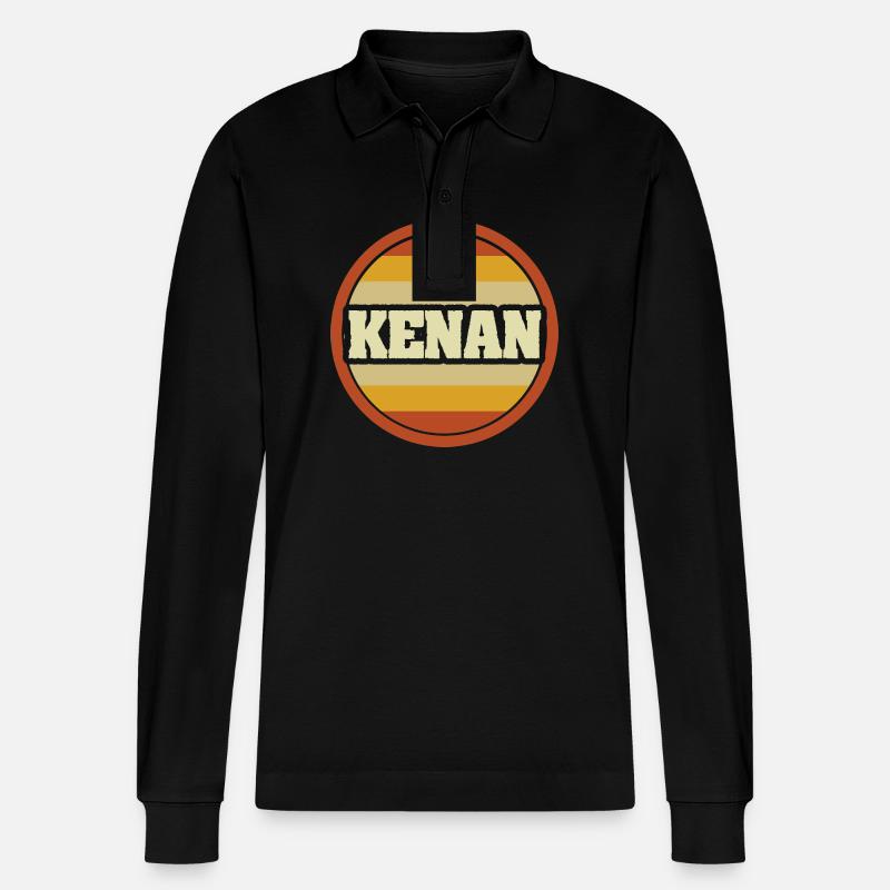 Kenan - Stanley/Stella Unisex Bio-Langarm-Poloshirt Prepster - Schwarz