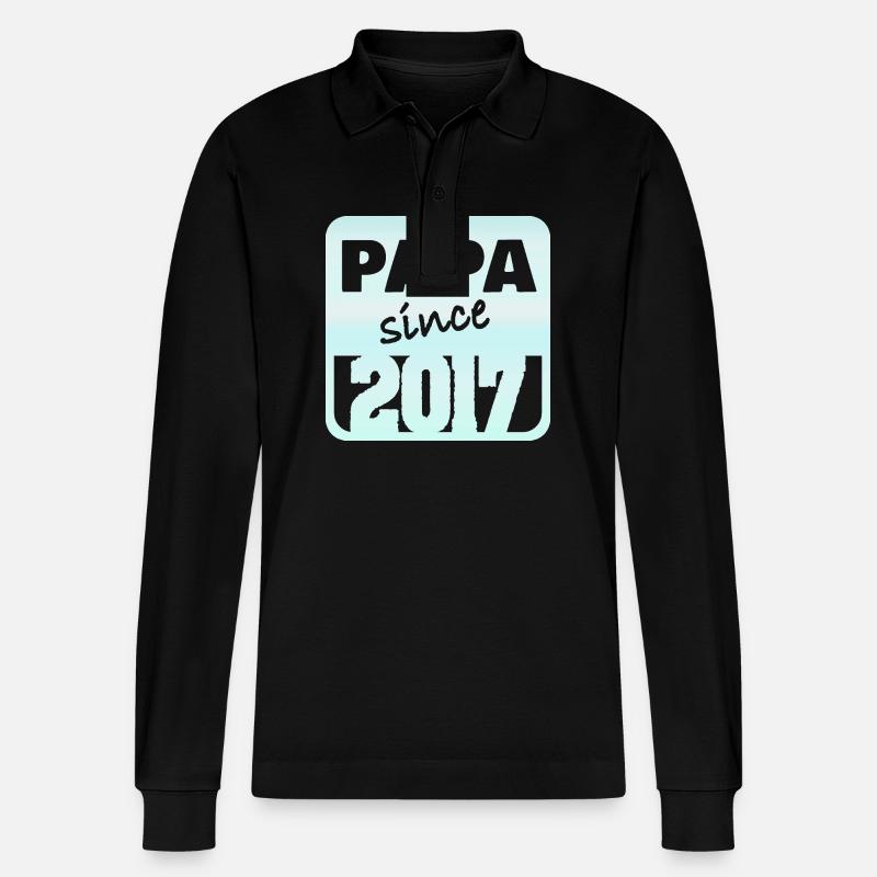 2017 - Polo à manches longues bio PREPSTER Stanley/Stella Unisexe - noir