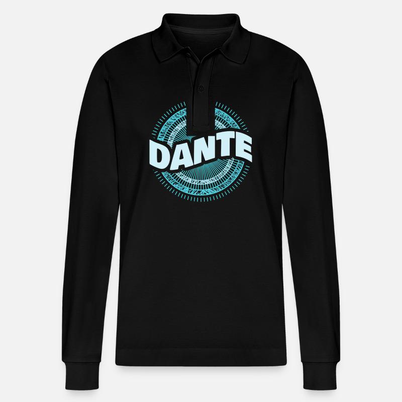 Geschenkidee Dante - Stanley/Stella Unisex Bio-Langarm-Poloshirt Prepster - Schwarz