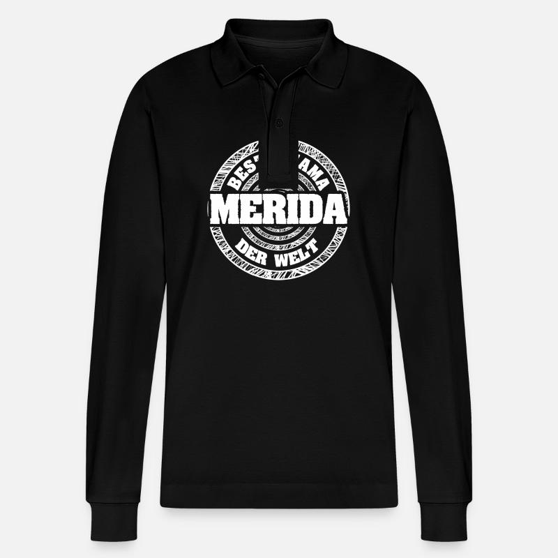 Cadeau pour Mérida - Polo à manches longues bio PREPSTER Stanley/Stella Unisexe - noir