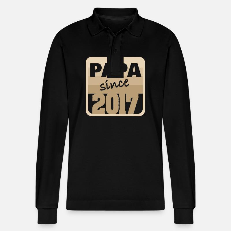 2017 - Polo à manches longues bio PREPSTER Stanley/Stella Unisexe - noir