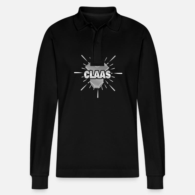 Naissance Claas - Polo à manches longues bio PREPSTER Stanley/Stella Unisexe - noir