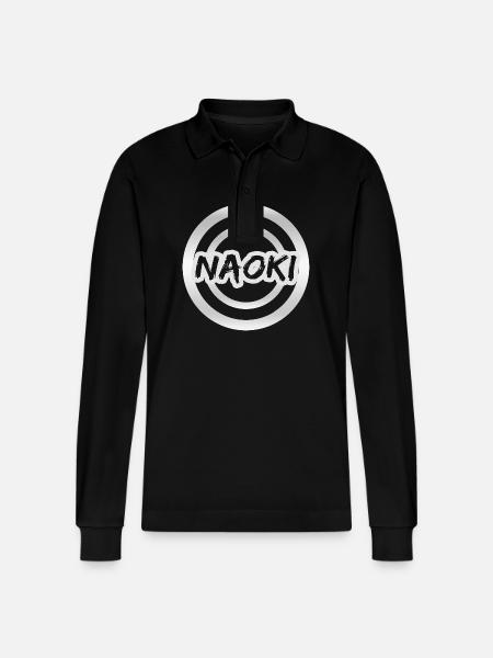 Geschenk Naoki - Stanley/Stella Unisex Bio-Langarm-Poloshirt Prepster - Schwarz