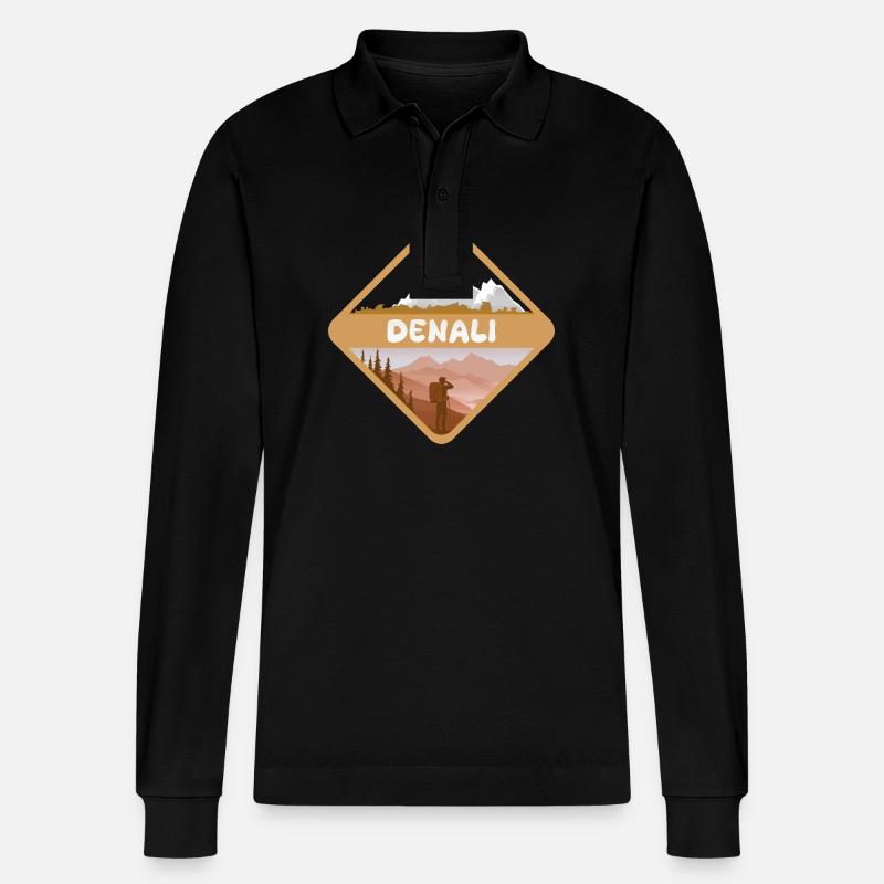 Cadeau pour Denali - Polo à manches longues bio PREPSTER Stanley/Stella Unisexe - noir