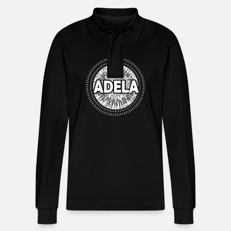 Adela - Polo à manches longues bio PREPSTER Stanley/Stella Unisexe - noir