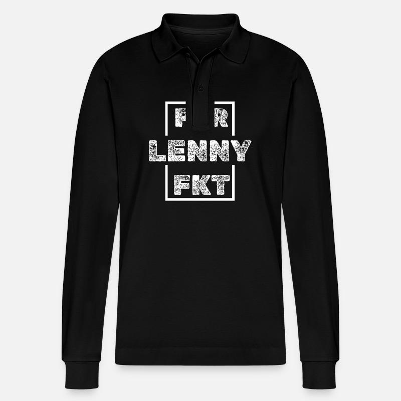 Lenny - Polo à manches longues bio PREPSTER Stanley/Stella Unisexe - noir