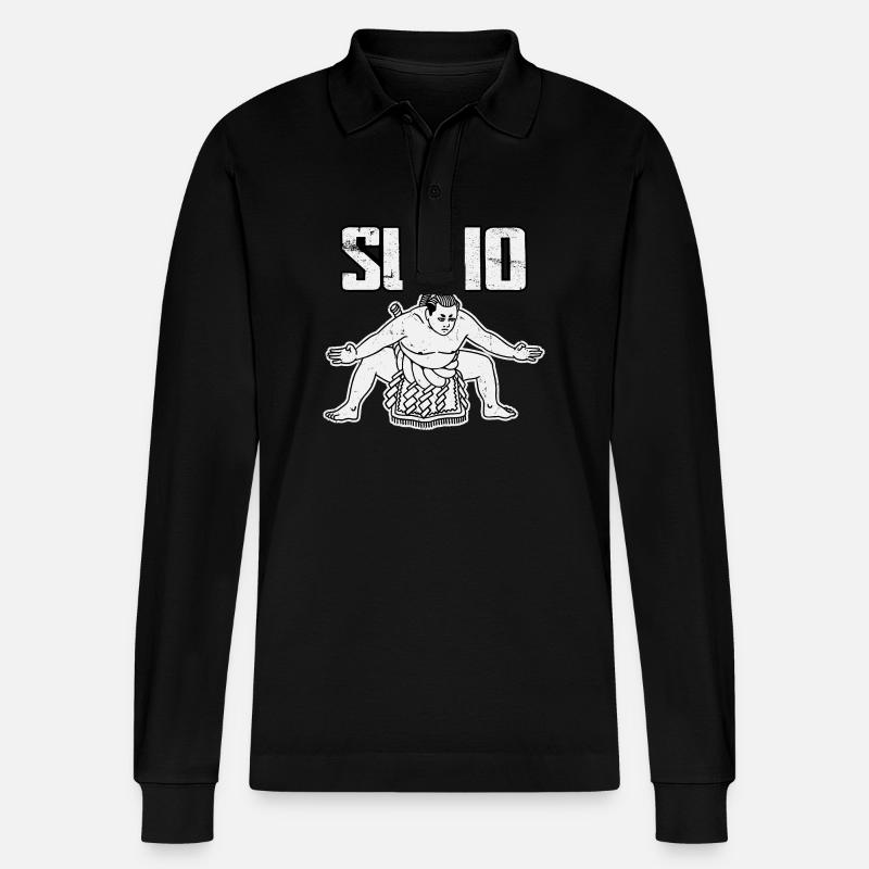 Sumo - Stanley/Stella Unisex Bio-Langarm-Poloshirt Prepster - Schwarz