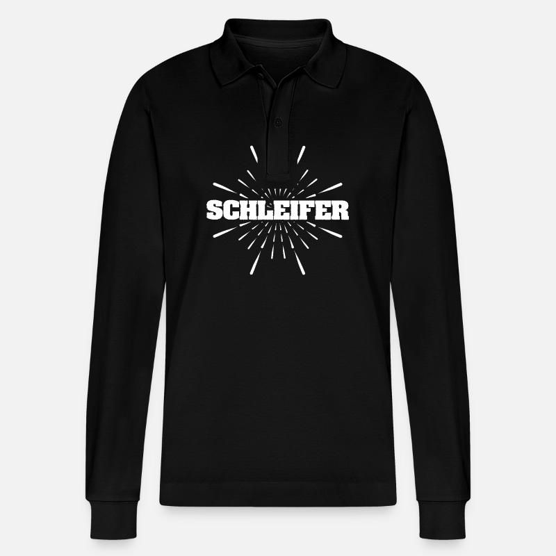 Schleifer - Stanley/Stella Unisex Bio-Langarm-Poloshirt Prepster - Schwarz
