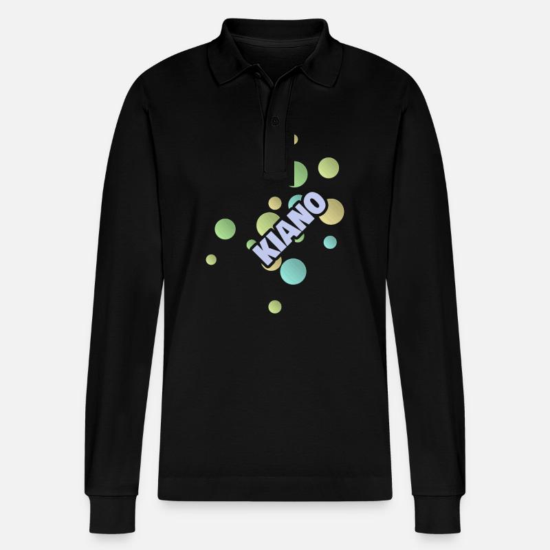 Fachhochschule Kiano - Stanley/Stella Unisex Bio-Langarm-Poloshirt Prepster - Schwarz