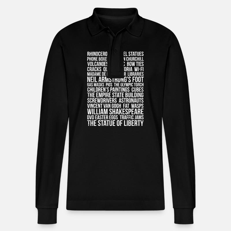 Different - Stanley/Stella Unisex Bio-Langarm-Poloshirt Prepster - Schwarz