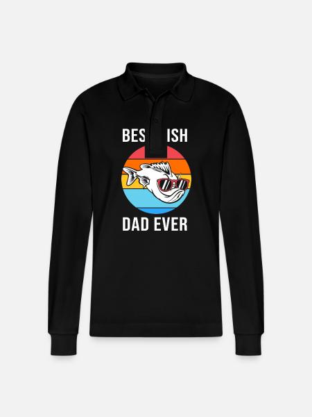 Aquarium Aquarist - Stanley/Stella Unisex Bio-Langarm-Poloshirt Prepster - Schwarz