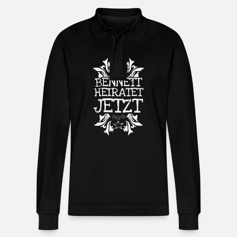 Cadeau pour Bennett - Polo à manches longues bio PREPSTER Stanley/Stella Unisexe - noir