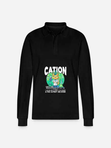 Kation - Stanley/Stella Unisex Bio-Langarm-Poloshirt Prepster - Schwarz