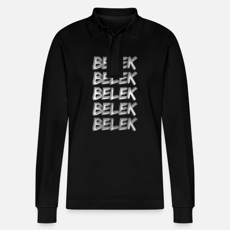 Reise Belek - Stanley/Stella Unisex Bio-Langarm-Poloshirt Prepster - Schwarz