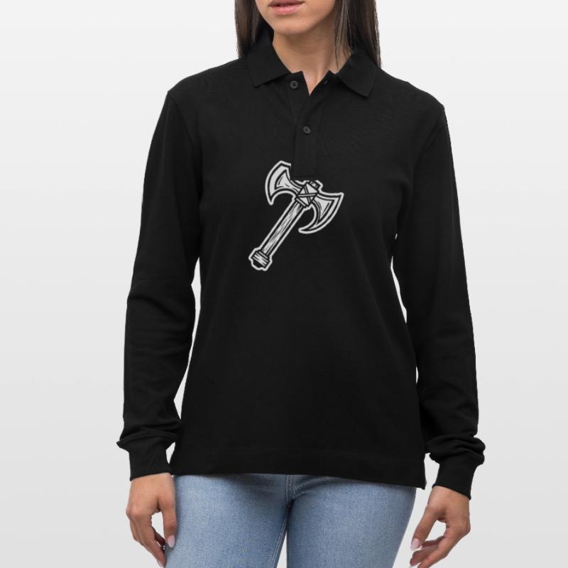 Axe Element Stanley/Stella Organic Unisex Long-Sleeved Polo Shirt Prepster