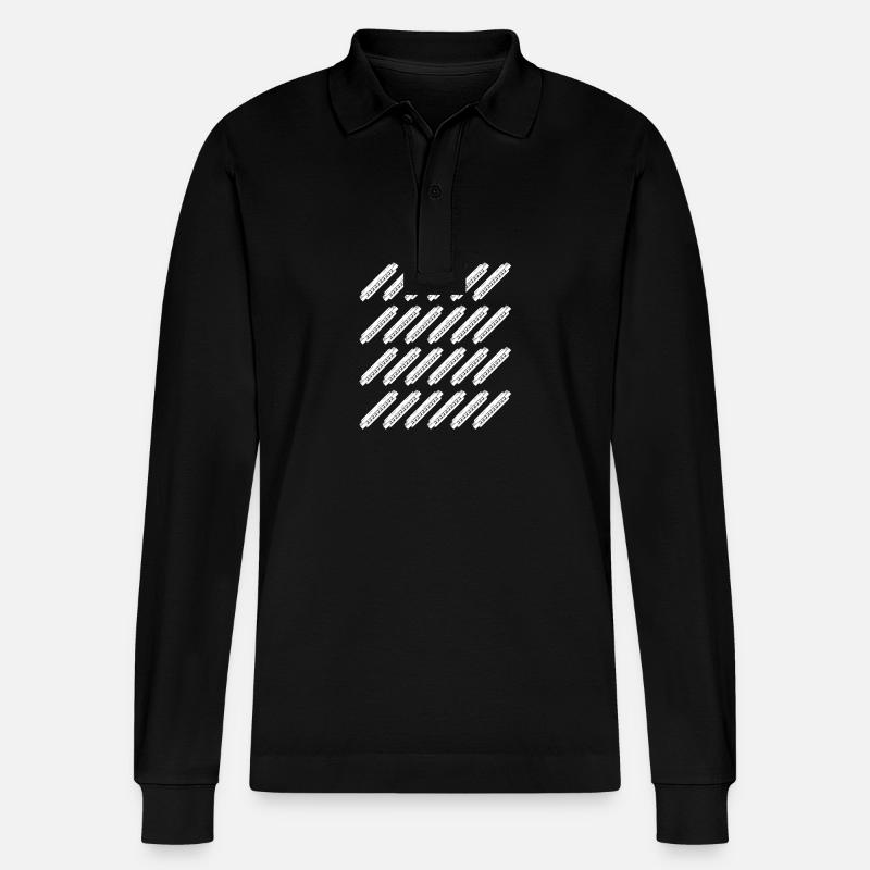 Harmonica Harmonica - Polo à manches longues bio PREPSTER Stanley/Stella Unisexe - noir