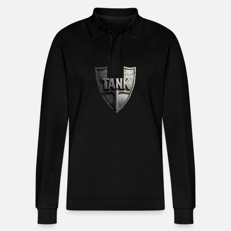 Tank - Stanley/Stella Unisex Bio-Langarm-Poloshirt Prepster - Schwarz