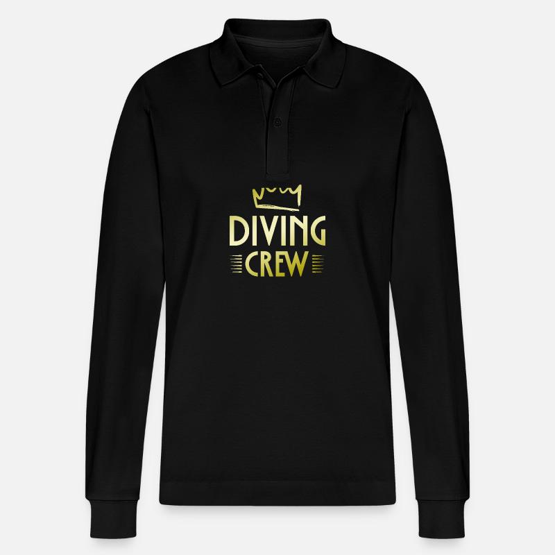 Équipage de plongée - Polo à manches longues bio PREPSTER Stanley/Stella Unisexe - noir
