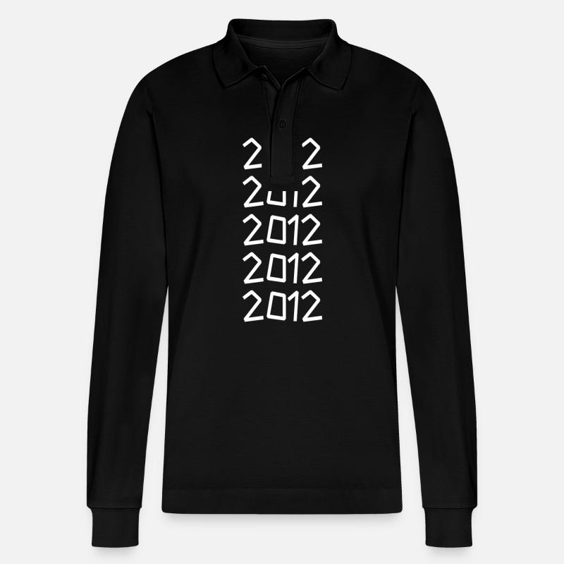 2012 - Stanley/Stella Unisex Bio-Langarm-Poloshirt Prepster - Schwarz