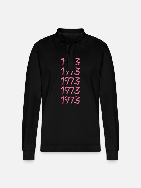Vacation 1973 - Stanley/Stella Organic Unisex Long-Sleeved Polo Shirt Prepster - black