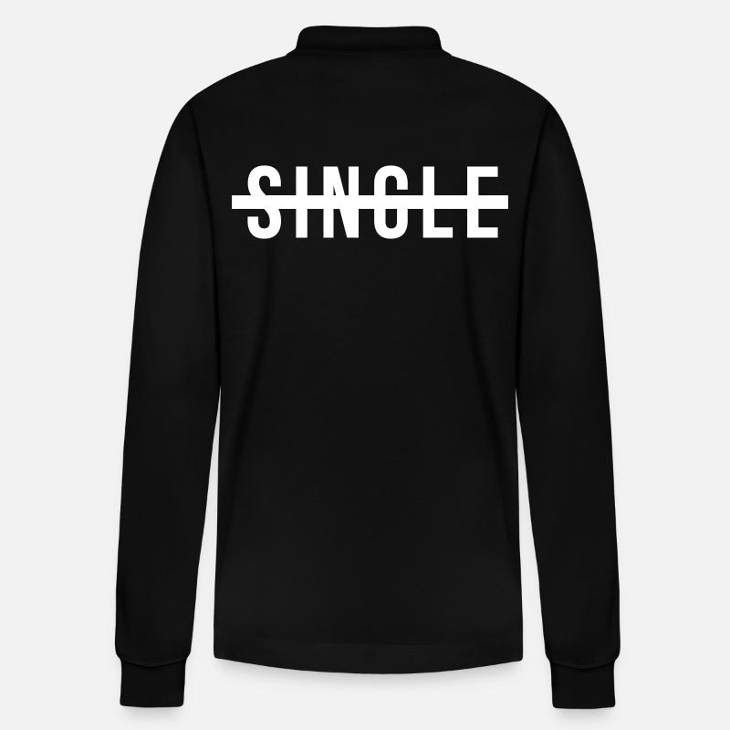 Pas de déclaration unique - Polo à manches longues bio PREPSTER Stanley/Stella Unisexe - noir