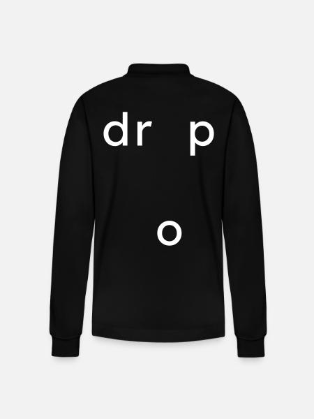Drop Gift - Stanley/Stella Organic Unisex Long-Sleeved Polo Shirt Prepster - black