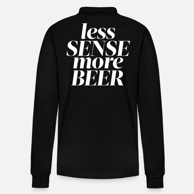 Beer - Stanley/Stella Unisex Bio-Langarm-Poloshirt Prepster - Schwarz