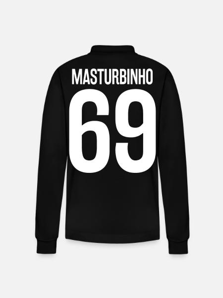Masturbinho Kreisliga - Stanley/Stella Prepster økologisk unisex langærmet poloshirt - sort