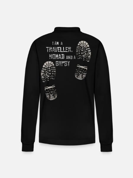 Geschenk-T-Shirts und personalisierte Gadgets - Stanley/Stella Unisex Bio-Langarm-Poloshirt Prepster - Schwarz